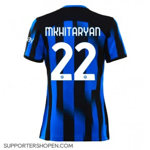 Inter Milan Henrikh Mkhitaryan #22 Hemma Matchtröja Dam 2023-24 Kortärmad